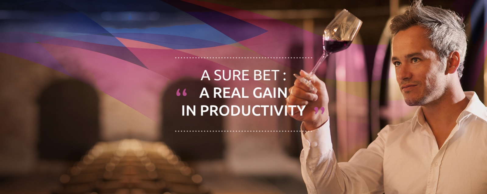 A SURE BET :  A REAL GAIN IN PRODUCTIVITY  